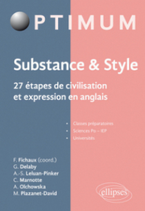 Substance & style. 27 étapes de civilisation et expression en anglais