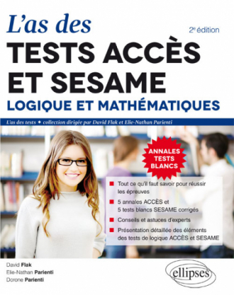 L’As des tests ACCÈS et SESAME : Logique et Mathématiques – 2e édition