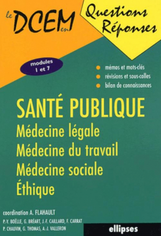 Santé publique, médecine légale, médecine du travail, médecine sociale, éthique