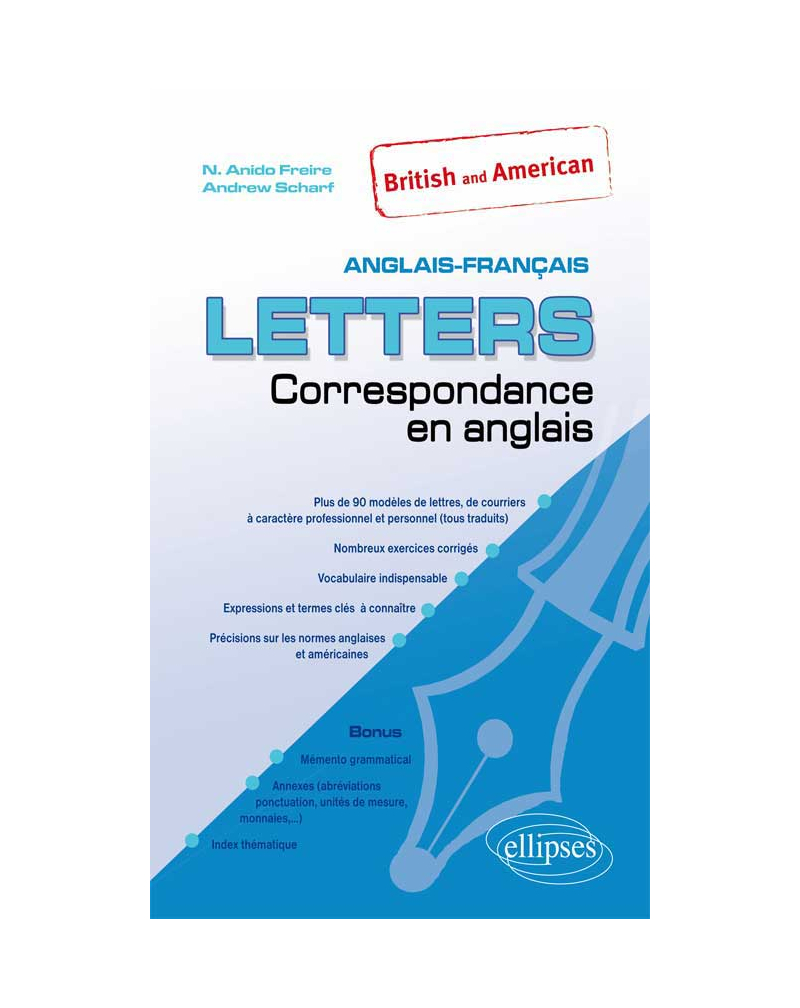 Letters British and American. Correspondance en anglais