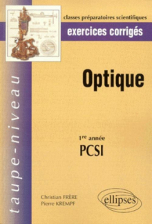 Optique PCSI - Exercices corrigés