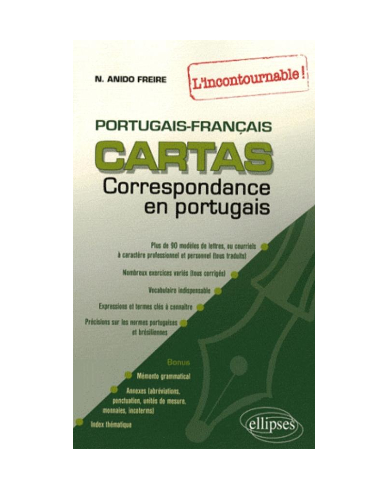 Cartas. Correspondance en portugais. L'incontournable !