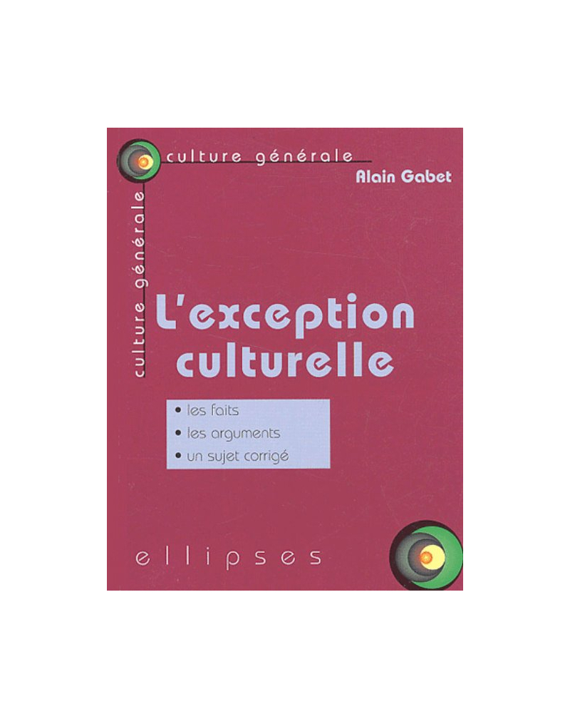 L'exception culturelle