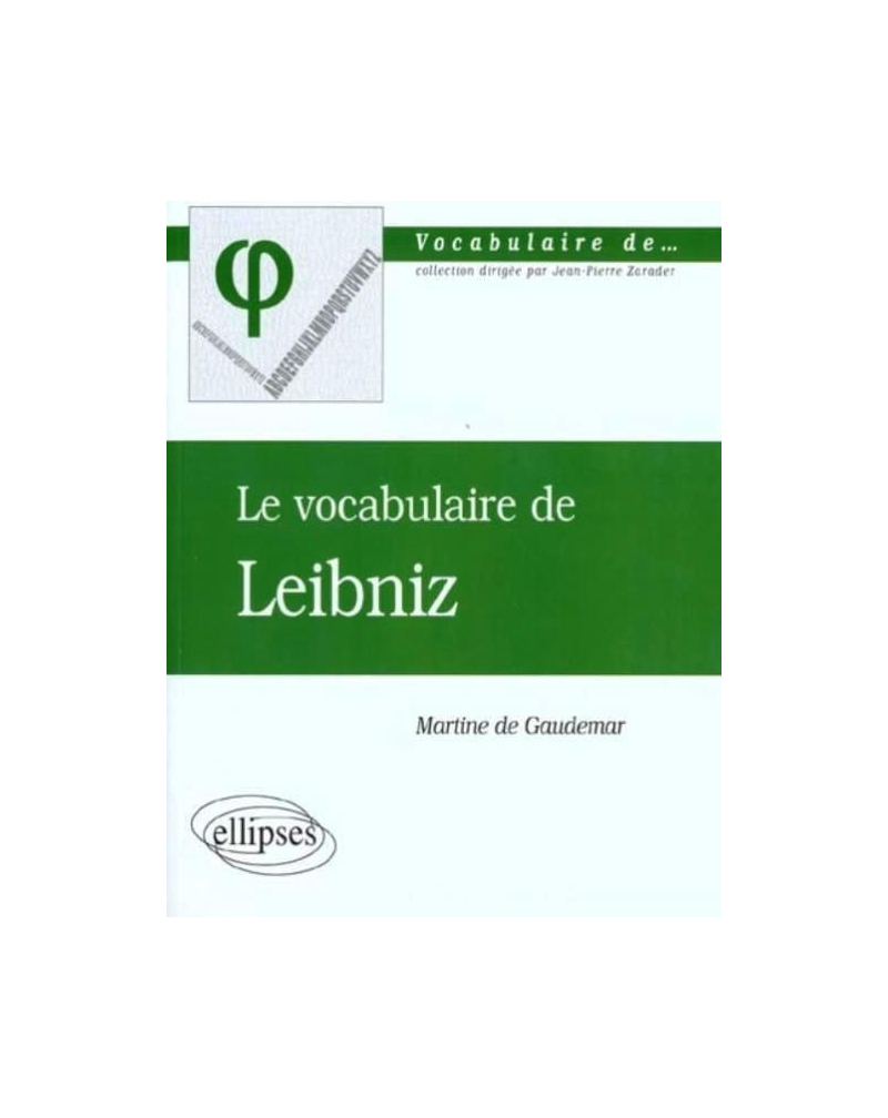 vocabulaire de Leibniz (Le)