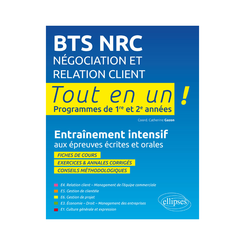 BTS NRC Négociation et Relation Client