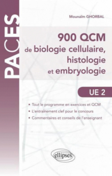 UE2 - 900 QCM de Biologie cellulaire, histologie et embryologie