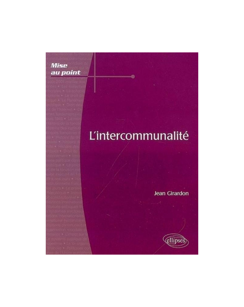 L'intercommunalité