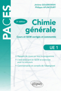 UE1 - Chimie générale cours et QCM cours et QCM corrigés et commentés - 3e édition