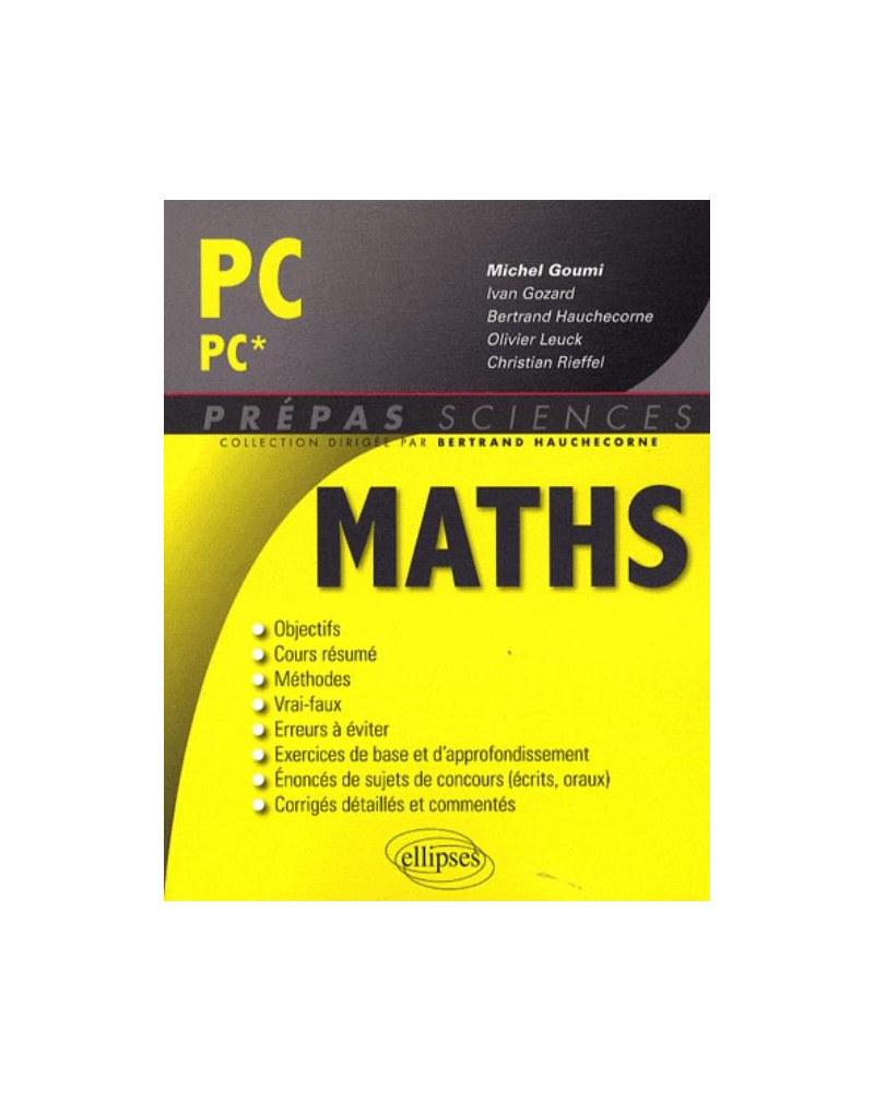 Mathématiques PC/PC*