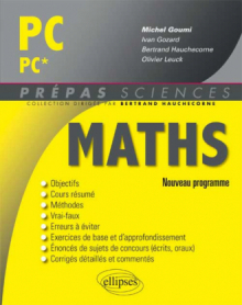 Mathématiques PC/PC* - nouveau programme 2014