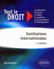 Institutions internationales - 2e édition