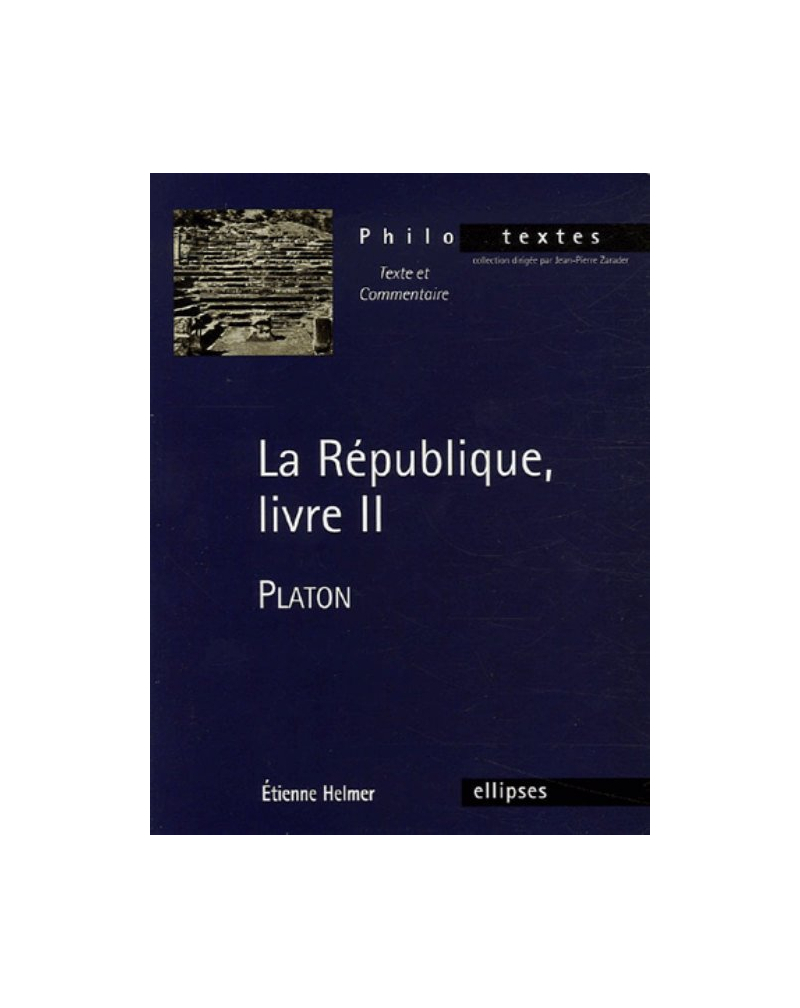 Platon, La République, livre II
