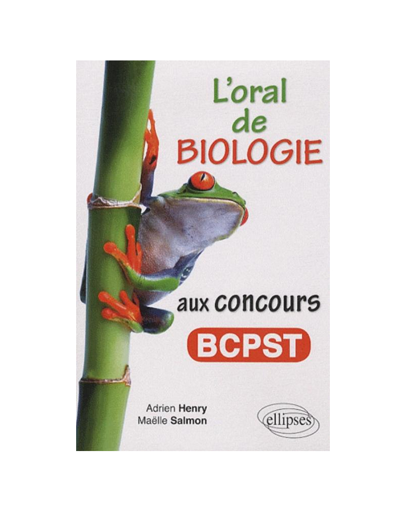 L'oral de Biologie aux concours BCPST
