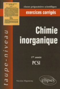 Chimie inorganique - 1re année PCSI - Exercices corrigés