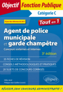 Agent de police municipale et garde champêtre - 3e édition