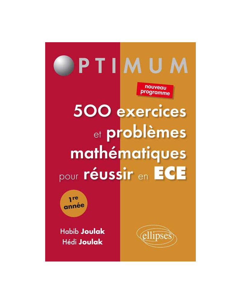 500 exercices et problèmes mathématiques  pour réussir en ECE