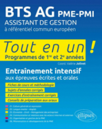 BTS AG PME-PMI ­ Assistant de gestion à référentiel commun européen