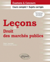 Leçons de Droit des marchés publics