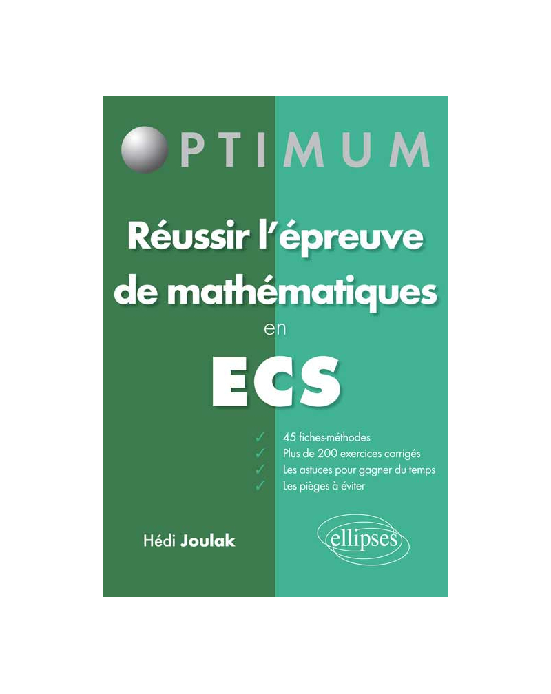Réussir l'épreuve de mathématiques en ECS