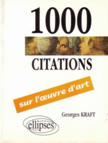 1000 citations sur l'oeuvre d'art