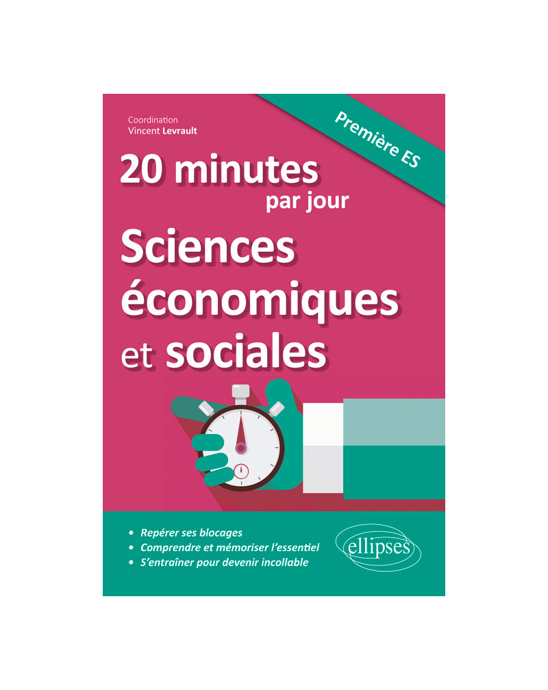 20 minutes par jour de Sciences économiques et sociales - Première ES