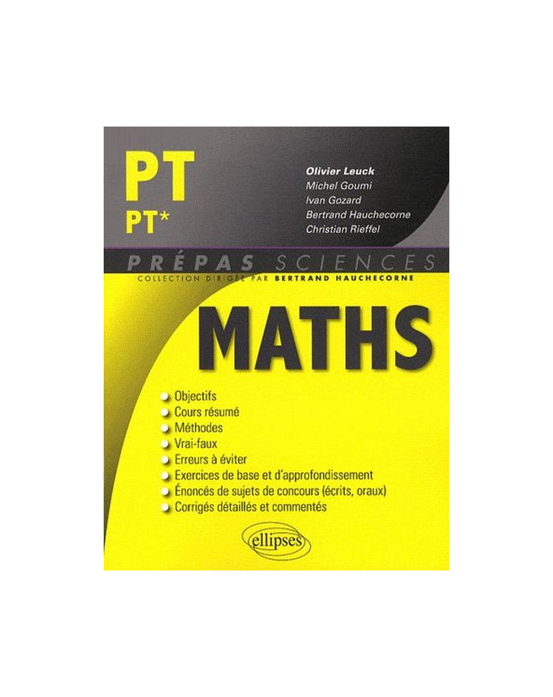 Mathématiques PT/PT*