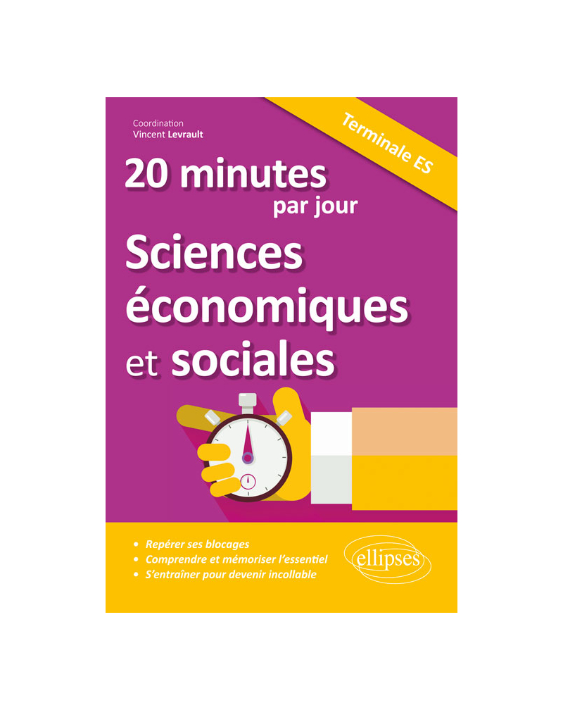 20 minutes par jour de Sciences économiques et sociales - Terminale ES