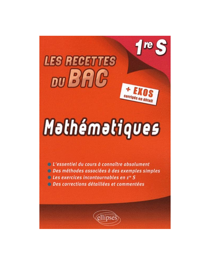 Mathématiques - Première S