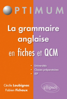 La grammaire anglaise en fiches et QCM