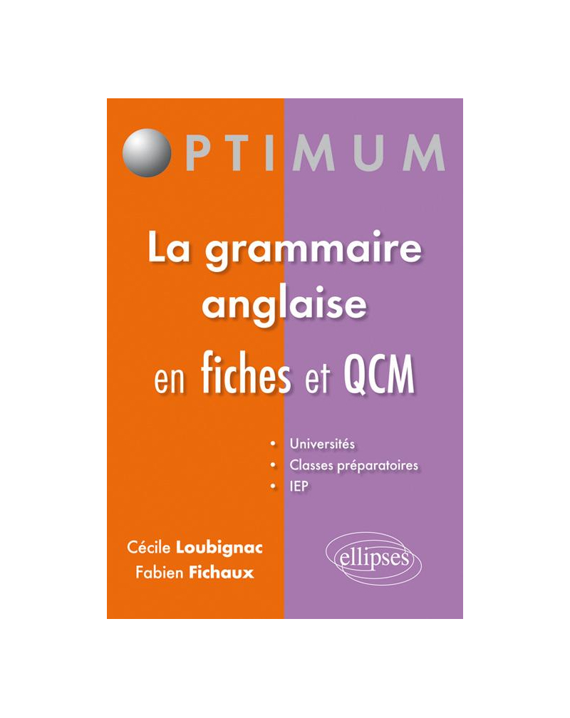 La grammaire anglaise en fiches et QCM