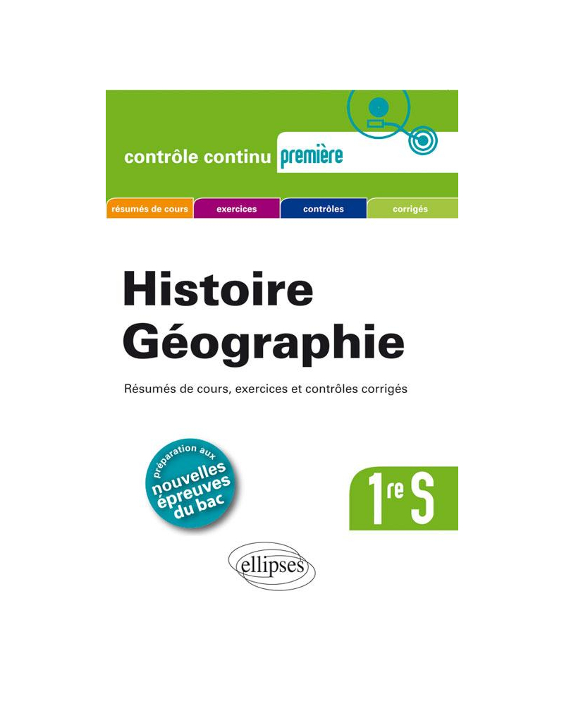 Histoire-Géographie - Première S - nouveau programme
