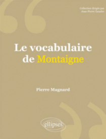 Le vocabulaire de Montaigne