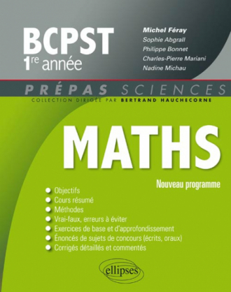 Mathématiques BCPST-1 programme 2013