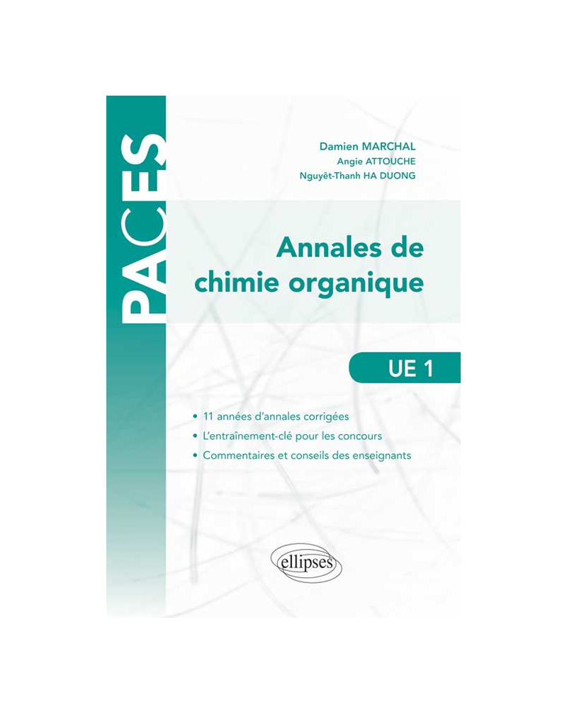 UE1 - Annales de chimie organique