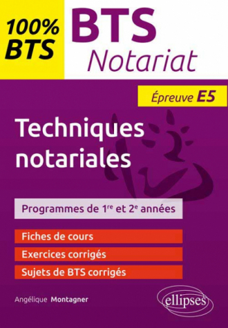 BTS Notariat - Epreuve de techniques notariales (E5/U5)