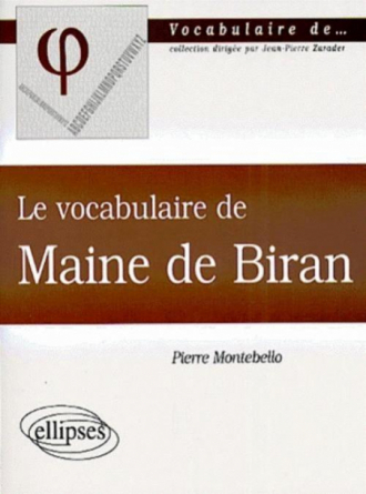 vocabulaire de Maine de Biran (Le)
