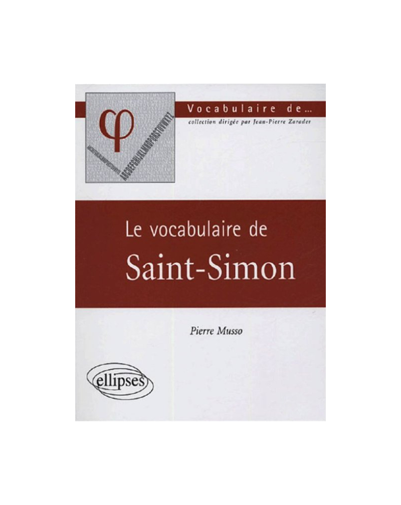 Le vocabulaire de Saint-Simon