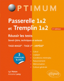 Réussir les tests aux concours Passerelle 1&2 et Tremplin 1&2 – 5e édition