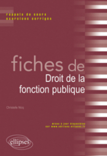 Fiches de Droit de la fonction publique