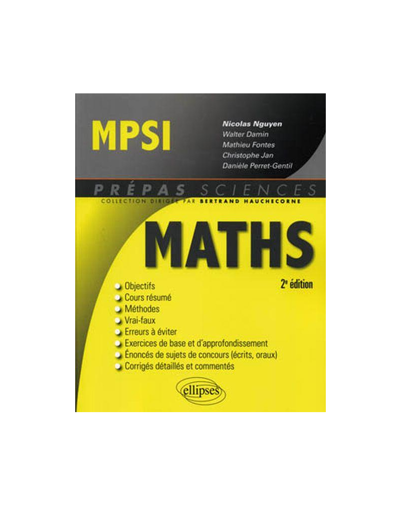Mathématiques MPSI - 2e édition