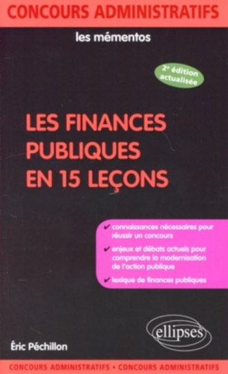 Les finances publiques en 15 leçons. Nouvelle édition