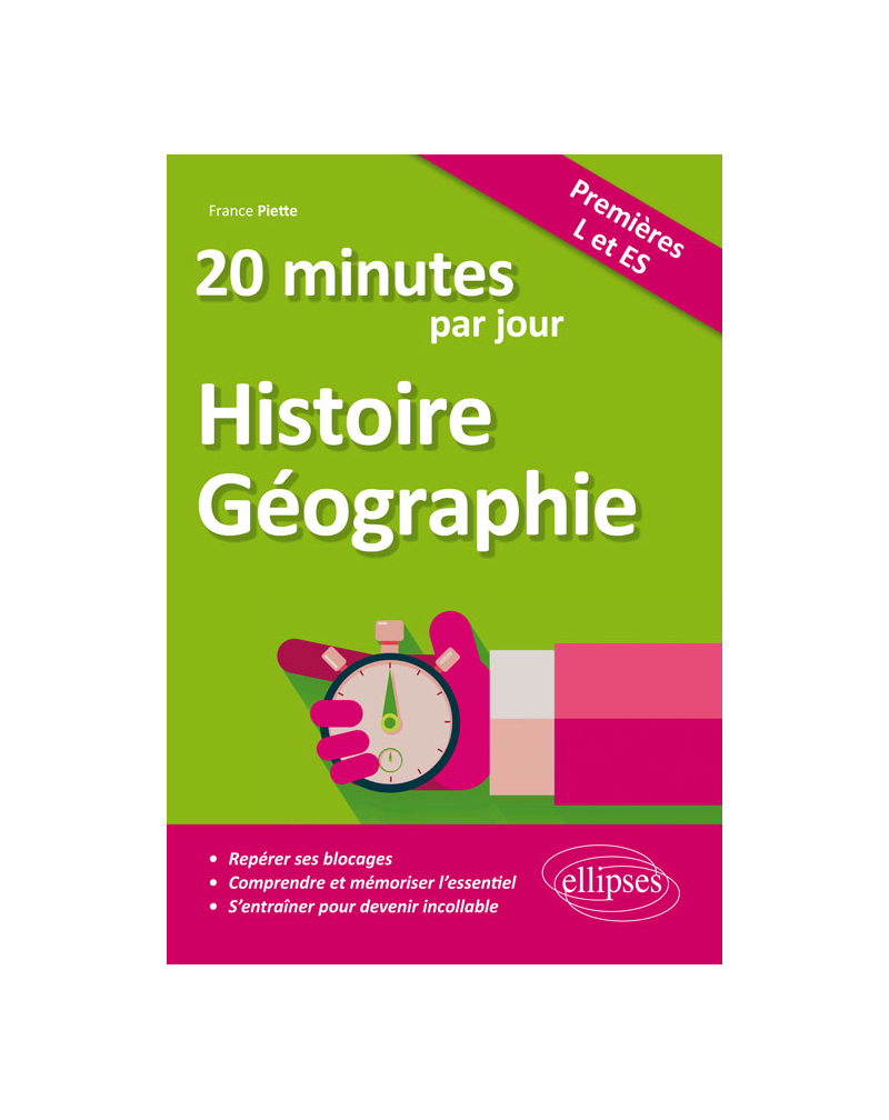 20 minutes par jour d'Histoire-Géographie - Premières L et ES