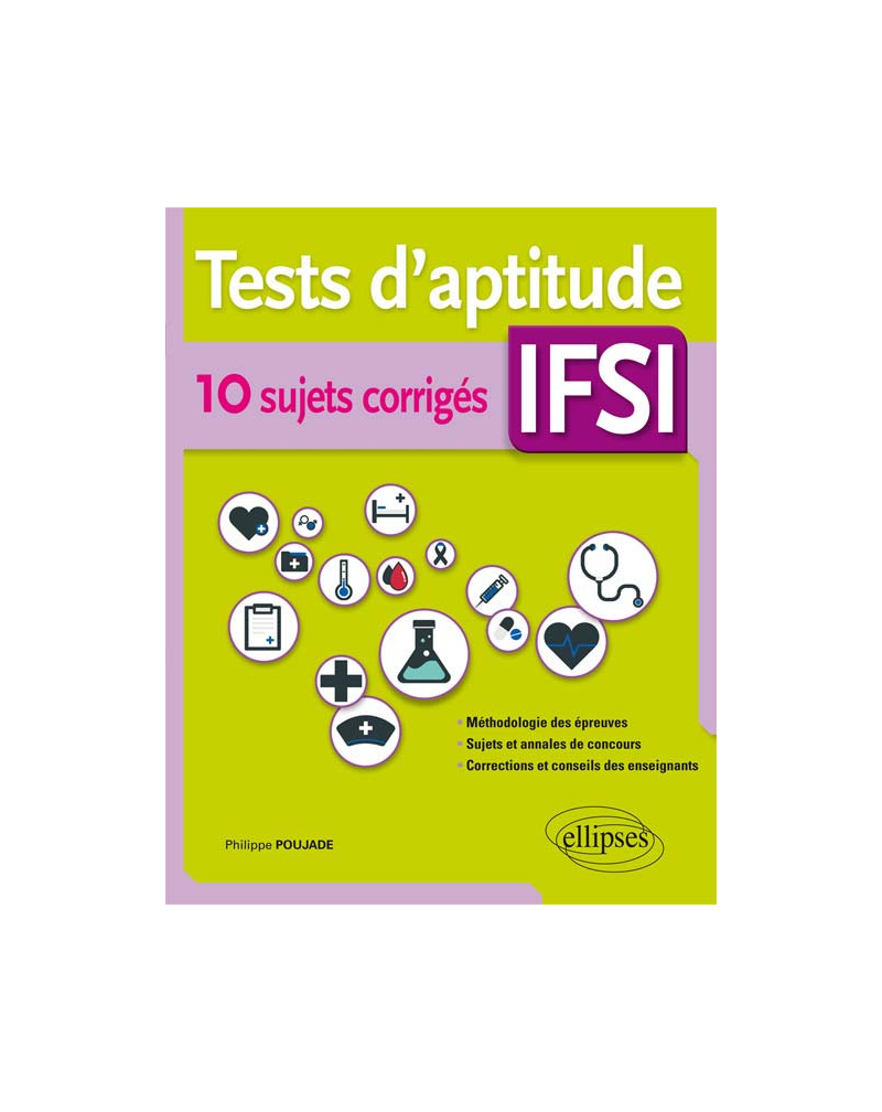 Tests d’aptitude IFSI – 10 sujets corrigés