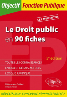 Le Droit public en 90 fiches. 5e édition