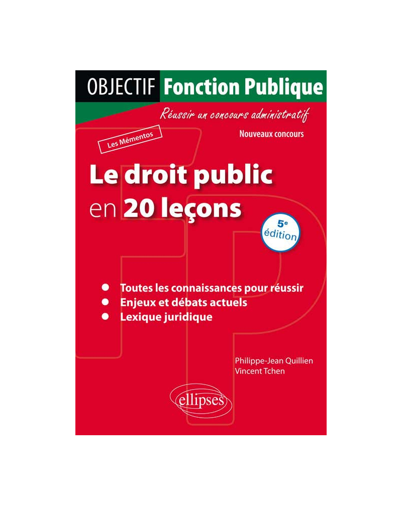 Le droit public en 20 leçons - 5e édition
