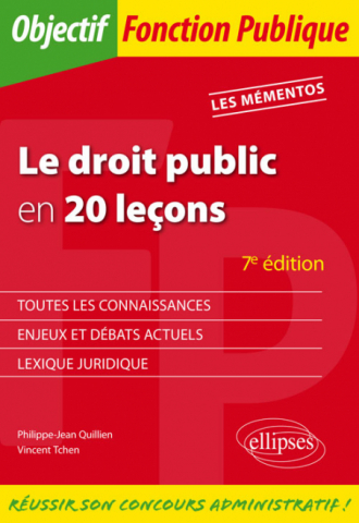 Le droit public en 20 leçons - 7e édition
