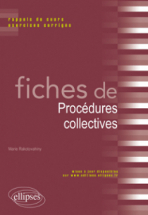 Fiches de procédures collectives