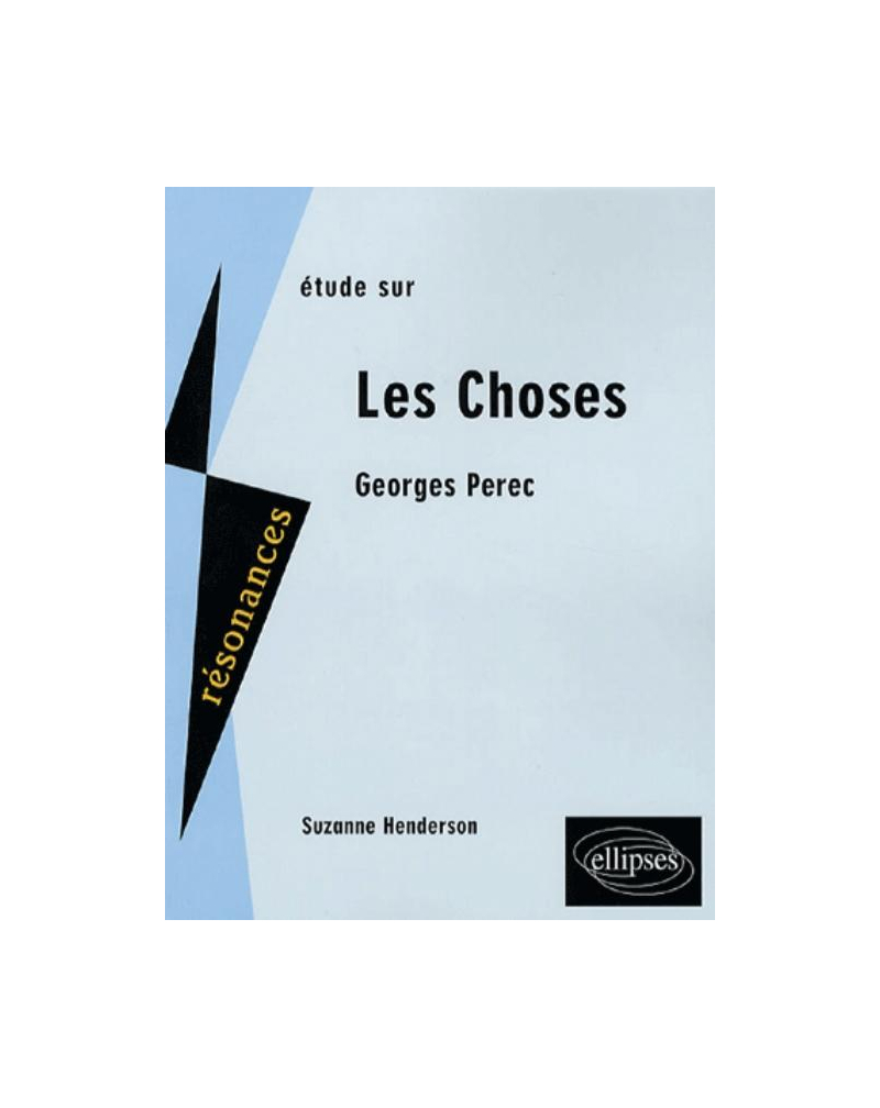 Perec, Les Choses