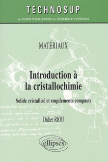 Introduction à la cristallochimie
