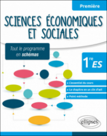 Sciences économiques et sociales - Première ES - tout le programme en schémas